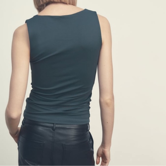 Zara ELASTIC TOP WITH WIDE STRAPS - Picture 6 of 12